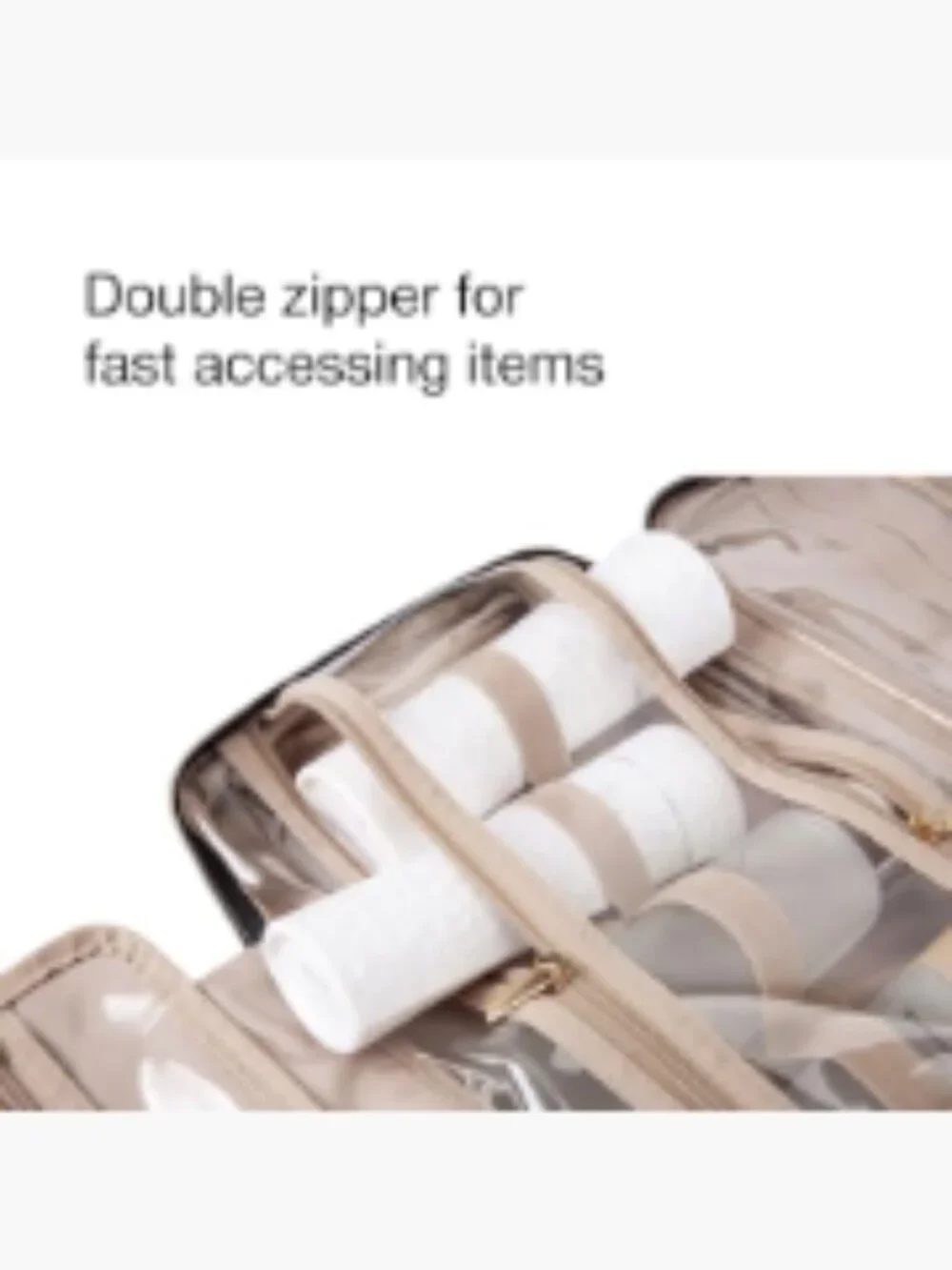 Toiletry Bag Travel Hanging Hook Water-resistant Makeup Cosmetic Organizer